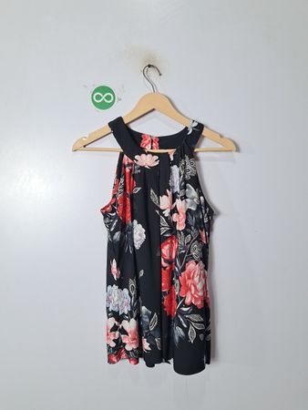 INC International Concepts Floral Sleeveless Top