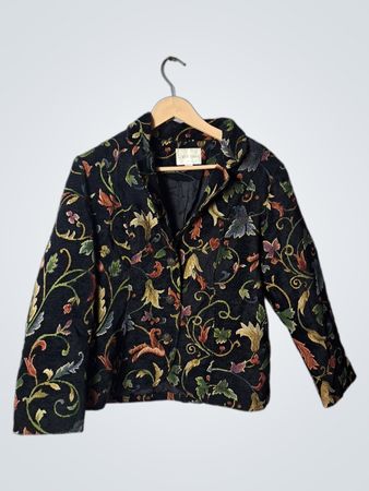 erin london floral print jacket