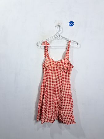 Lily Rose Red Gingham Dress