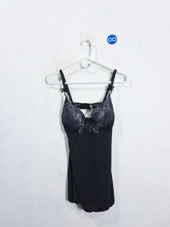 Sophie B. Black Lace Trim Camisole