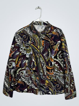 Chico's Paisley Print Jacket