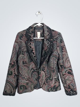 Lavender & Honey Paisley Blazer