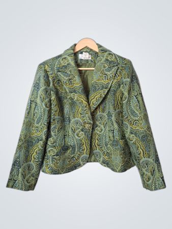 Dressbarn Paisley Print Blazer
