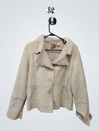Tsumami Sherpa Lined Suede Jacket