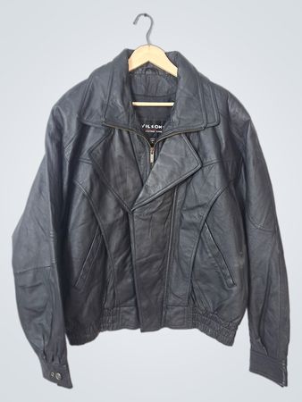 Wilsons The Leather Expert Black Leather Jacket