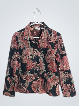 Chico's Paisley Print Jacket