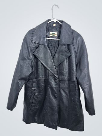 OUTBROOK schwarze Lederjacke