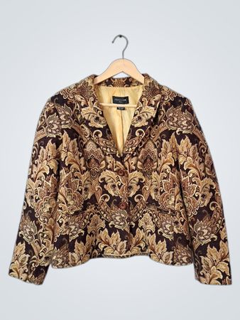 FOCUS 2000 Petite Brocade Blazer