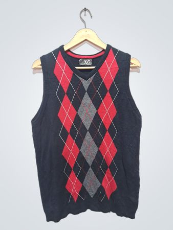 XG Argyle Knit Vest