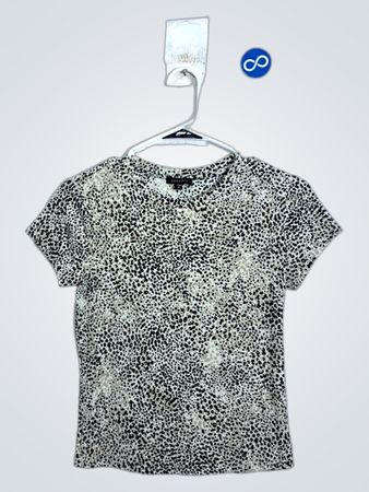 Dynamite Leopard Print Kurzarm-T-Shirt