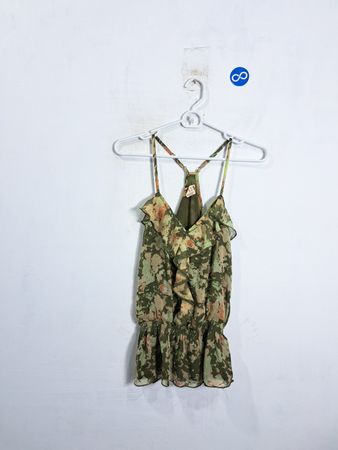 Mudd Blumenmuster Volant Tanktop