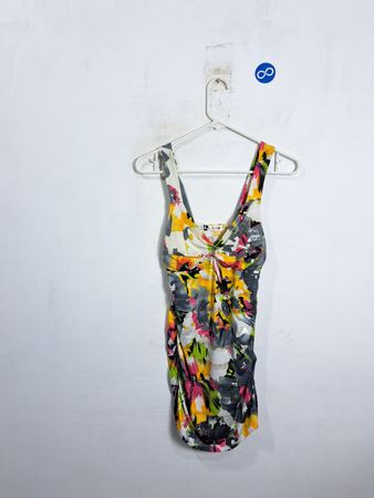 BODY CENTRAL Damen Rüschen Blumen Tanktop