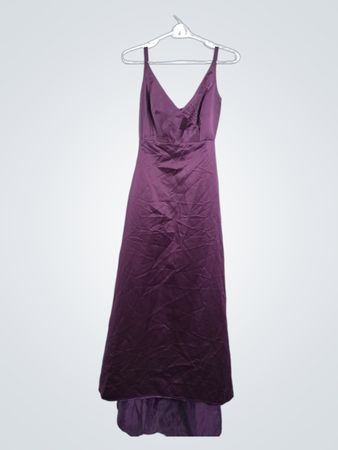 Robe maxi à bretelles spaghetti violette