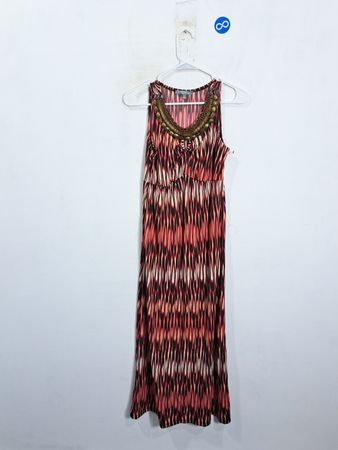 Robe maxi à col perlé pour femme My Collection