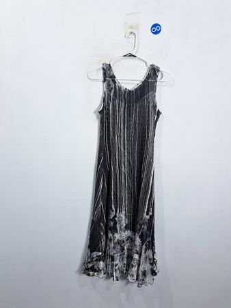 KOMAROV Ärmelloses Kleid mit abstraktem Druck