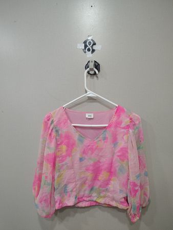 SERA Pink Floral Print Blouse