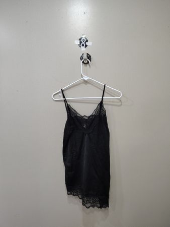 Schwarzes Spitzen-Camisole