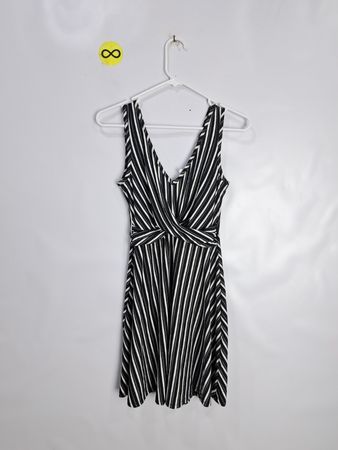 Candie's Striped Sleeveless Mini Dress