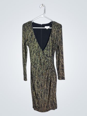 Calvin Klein Metallic Sheath Dress