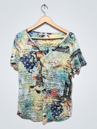 Ongue Casuals Elements of Style Top à Manches Courtes