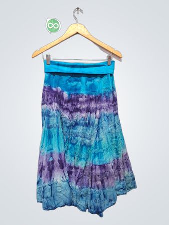Raviza Tie-Dye Midi Skirt