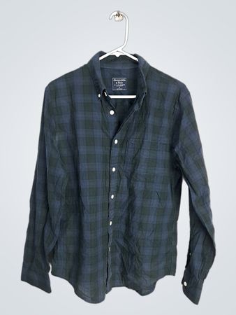 Abercrombie & Fitch Plaid Button-Up Shirt