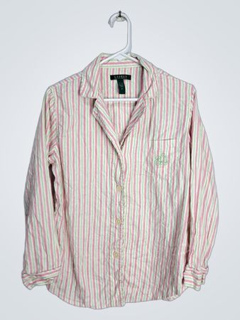 Ralph Lauren gestreiftes Button-Up Hemd