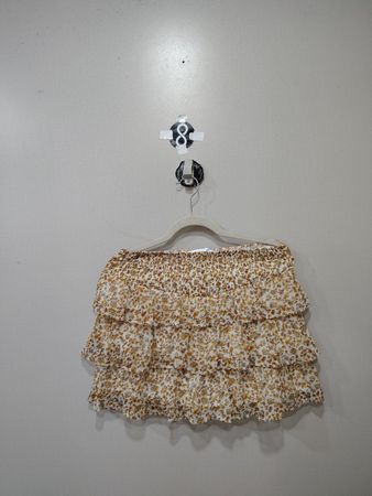 Altar'd State Ruffled Floral Mini Skirt
