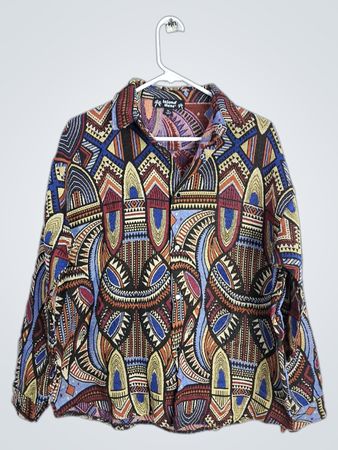 Chemise à boutons XL pour homme Island Haze