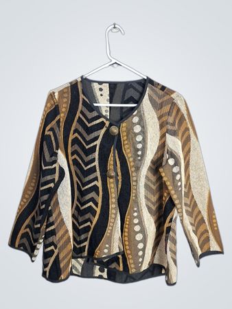 Women's Abstract Print Jacket
