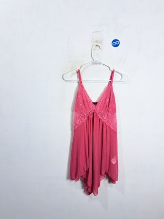 Avidlove Pink Lace Babydoll Lingerie Slip