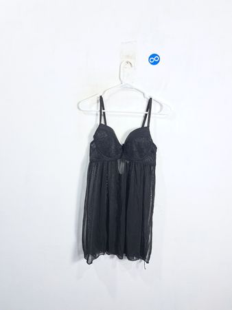 Cosmopolitan Black Babydoll Lingerie