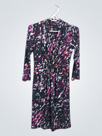 Robe à imprimé avec col croisé pour femmes New York & Company