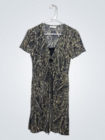 Robe à manches courtes imprimée Dressbarn