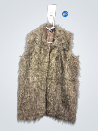 LOVE Gilet en fausse fourrure