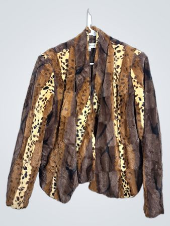 kate + rosy Damen Kunstfelljacke