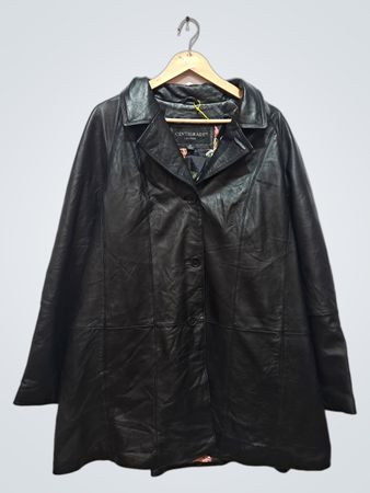 CENTIGRADE LEATHER Black Jacket XL Made in China