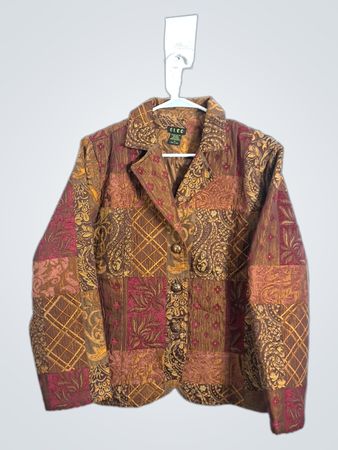 ELCC Damen Patchwork Blazer