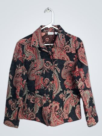 Chico's Paisley Print Jacket