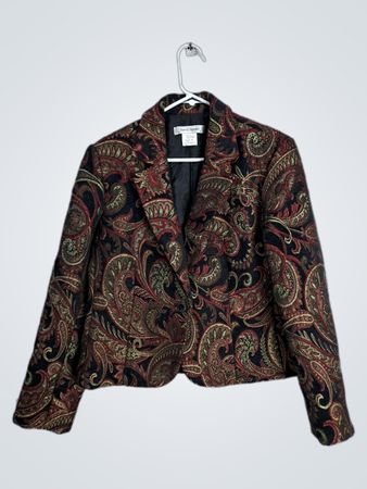 harve benard paisley blazer