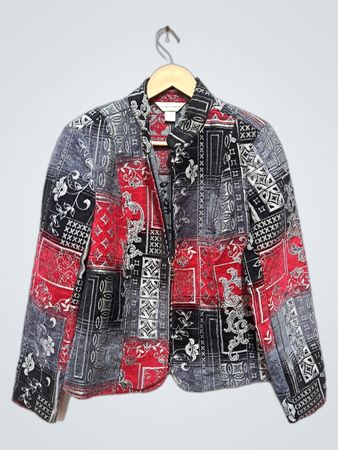 christopher & banks Damen-Patchwork-Blazer