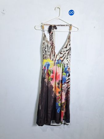 Dream Girl Halter Neck Floral Print Dress