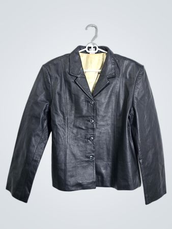 Black Leather Blazer