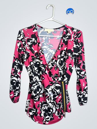 NICKI MINAJ XS Floral Wrap Top
