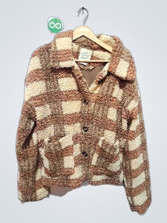 STOOSH Plaid Fleece Jacket