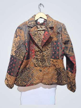 erins london women's patterned blazer size M