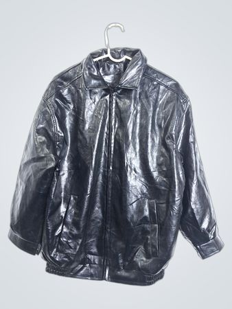 Black Faux Leather Jacket