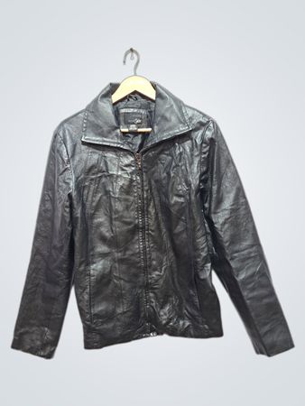 Veste en cuir véritable East 5th