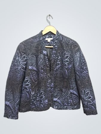 Coldwater Creek Women's Paisley Pattern Jacket