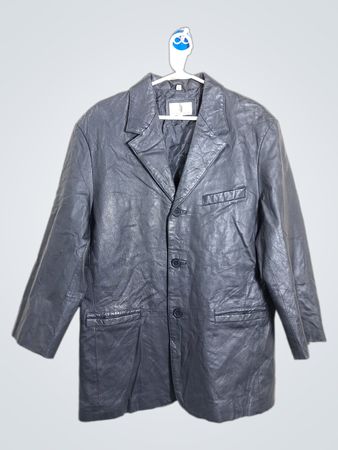 Timothy Daniels Leather Blazer